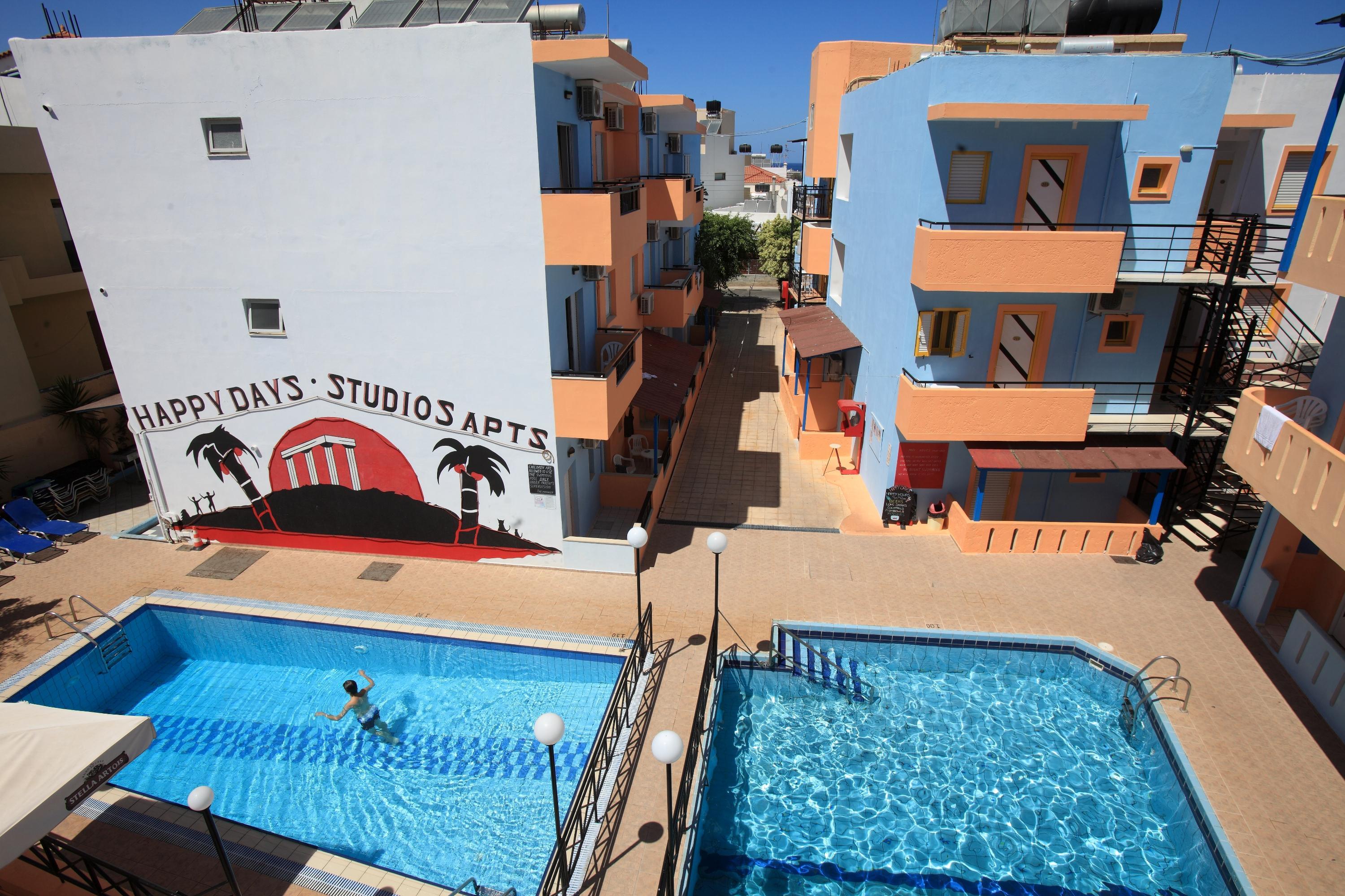 Aparthotel Happy Days Malia Exterior foto